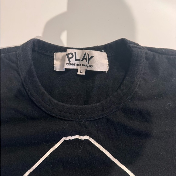 Comme des Garçons Play Black Tee - Picture 2 of 3